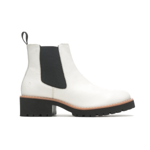 Hush Puppies Amelia Chelsea Stiefel Hellgelb Weiß | AFVSHDO-16