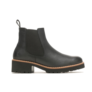 Hush Puppies Amelia Chelsea Stiefel Schwarz | FKZJBSC-53