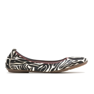 Hush Puppies Chaste Ballet Flache Schuhe Zebra Calf Hair | AMFQVEO-83