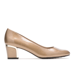 Hush Puppies Deanna Soft Style Gold Gold | OBDFMCI-69