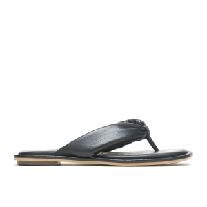 Hush Puppies Emily Toepost Sandalen Schwarz | KRTIMFE-50