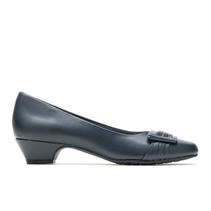 Hush Puppies Pleats Be With You Soft Style Navy | TRNHDMW-85