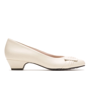 Hush Puppies Pleats Be With You Soft Style Beige | WNKDOCA-12